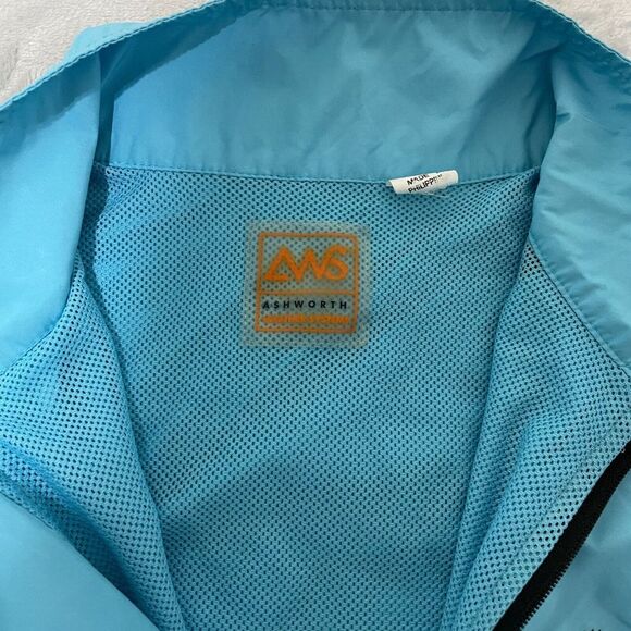 AWS Ashworth Weather Systems Vest Womens Small Blue 1/4 Zip Lined Windbreaker* - Picture 4 of 15